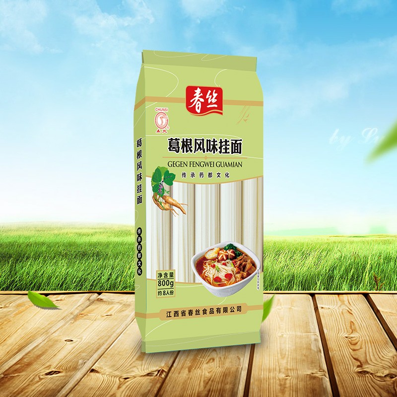 乐鱼牌葛根风味挂面800g